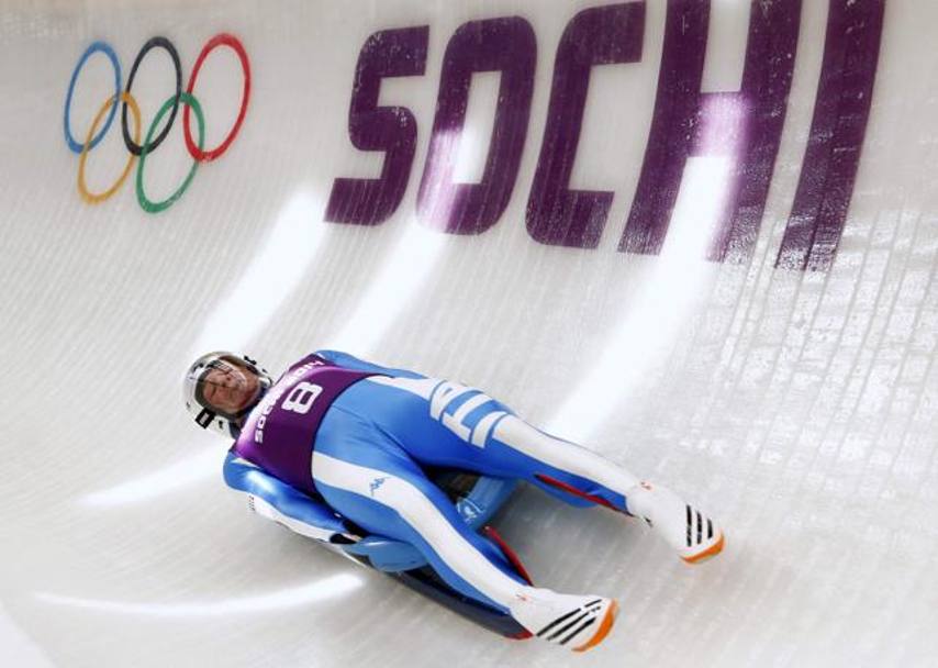 Slittino di bronzo ai Giochi invernali di Sochi: Armin Zoeggeler conquista la sesta medaglia individuale in sei edizioni di fila. Reuters